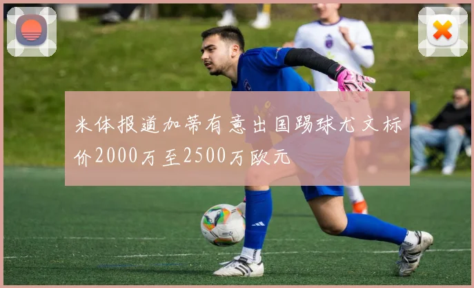 米体报道加蒂有意出国踢球尤文标价2000万至2500万欧元